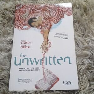 Unwritten comic by Tommy Taylor and the bogus identity